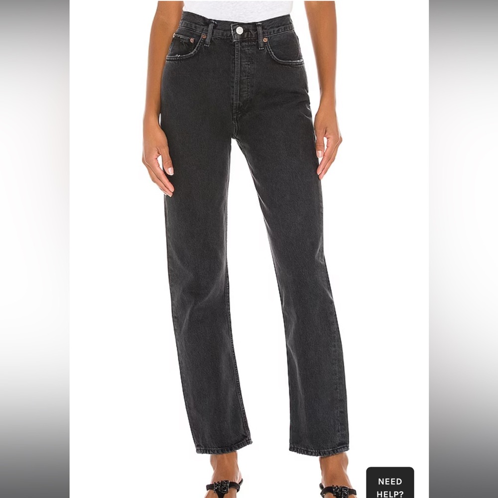 AGOLDE 90's Pinch Waist in Black Tea